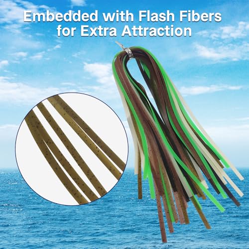 Aventik Natural Multi-Color Nymph Worm Body Wrap Skin for Fly Tying, 30cm