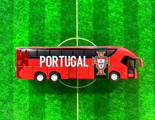 Portugal National Team Miniature Soccer Tour Bus - Officially Licensed