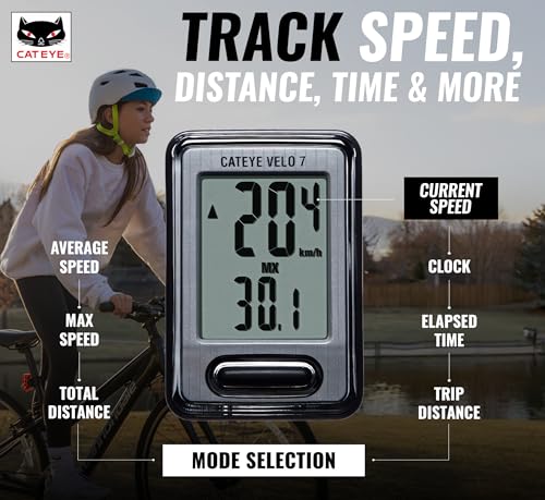 Wired Bike Computer - Entry-Level Speedometer & Odometer for Beginners