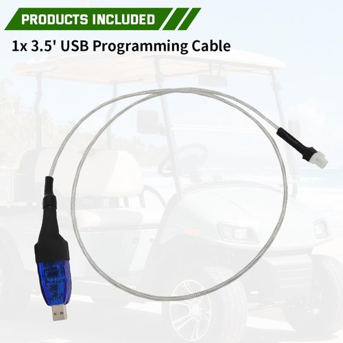 AUTOVIC 3.5' USB Programming Cable for Evolution EV Golf Cart Classic D3 D5 2022-2025