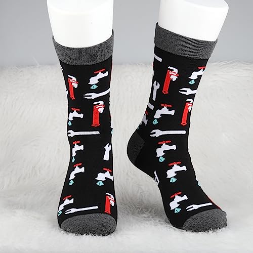 11 / Plumber Socks - 2 Pairs Trust Me I'm a Plumber Funny Gift for Men