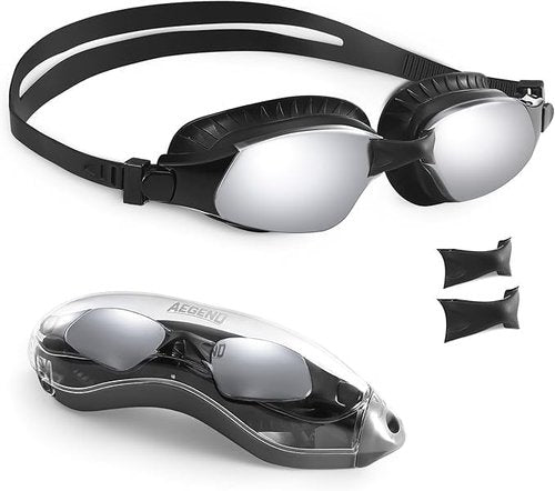 Aegend Swim Goggles - Upgraded Anti-Fog Technology for Clear Vision | Comfortable Fit