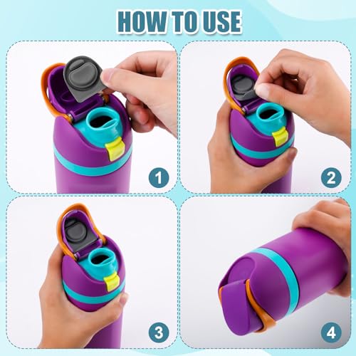 Replacement Stopper & Sealing Ring Set for Water Bottles - Grey 1