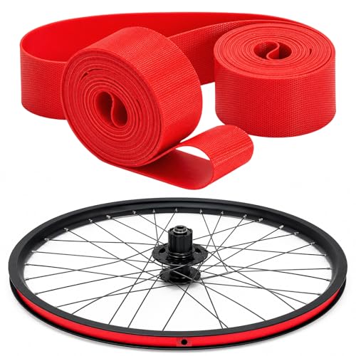 Bicycle Rim Tape 2 Pack - 26 Inch High Pressure Puncture Resistant