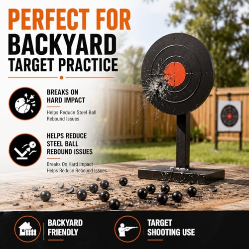 Biodegradable Clay Slingshot Ammo Balls, 3/8 Inch Practice Pellets - 0.9 lbs