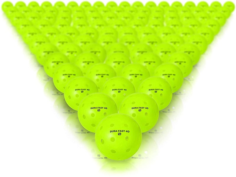 Pro Aviana Dura Fast 40 Pickleballs | Outdoor Pickleball Balls Neon or Yellow USAPA Approved and Sanctioned for Tournament Play, Professional Perfomance… (Neon, 6 Pack)