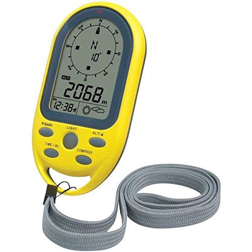 Digital Compass, Barometer & Altimeter - Yellow