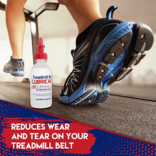 Treadmill Belt Lubricant - 100% Silicone Oil with Applicator