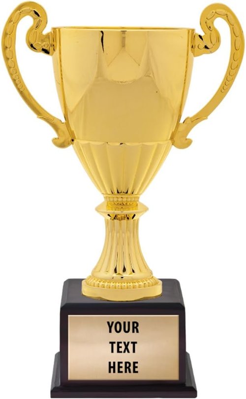Crown Awards Gold Sovereign Cup Trophy - 17 1/4" Size | Premium Quality Design