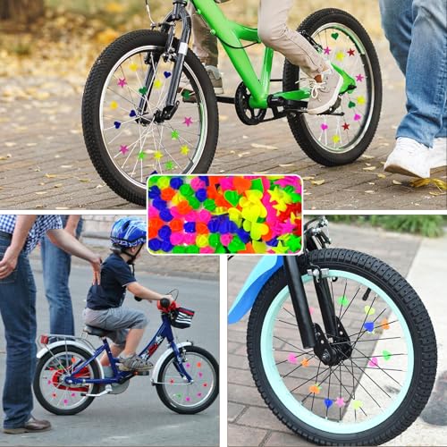 315 Pcs Colorful Bike Wheel Spoke Beads Set - Assorted Shapes