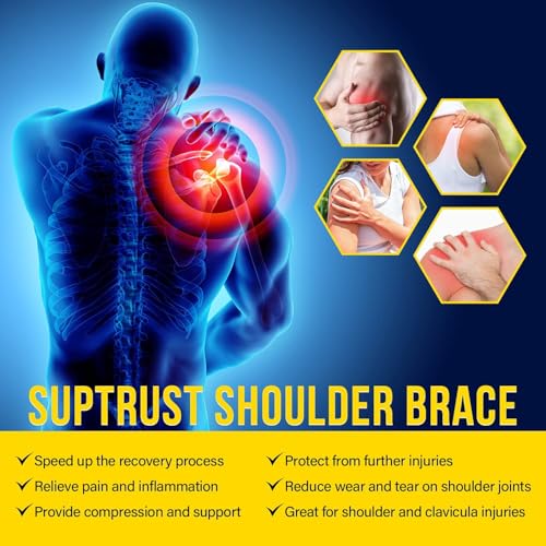 Shoulder Brace for Men & Women (Variation: Shoulder Brace) – Adjustable AC Joint Support, One Size