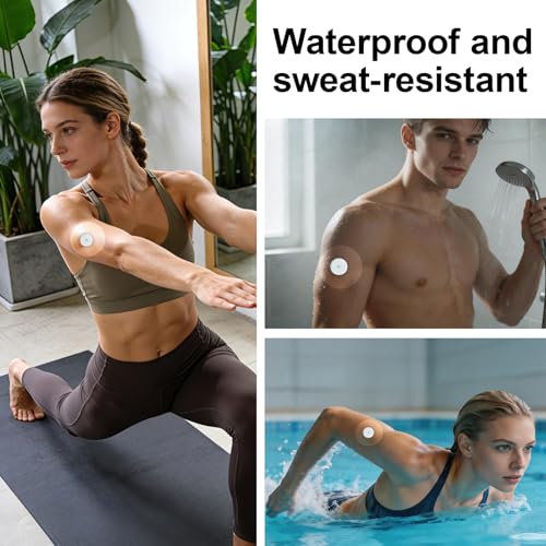 20 Pack Adhesive Sensor Patches - Waterproof & Hypoallergenic CGM Overpatch