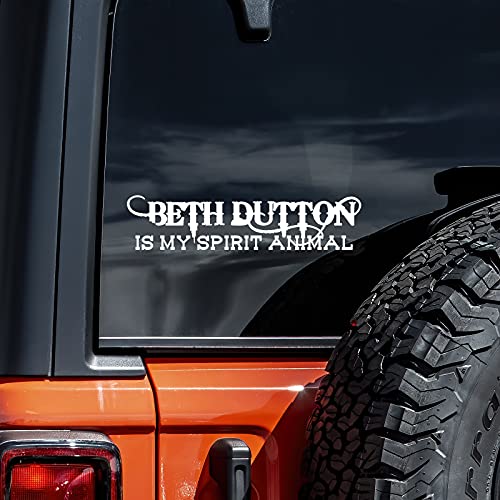 Beth is My Spirit Animal Vinyl Sticker - 8" x 2"