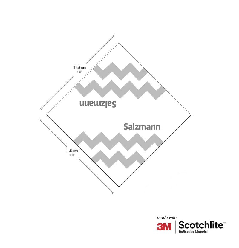 Salzmann Safety Reflectors for Prams and Bicycles | Highly Reflective Made with 3M Scotchlite | Pack of 2