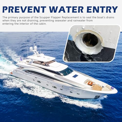 Boat Scupper Flapper Repair Kit - 1.5" & 1.75" Valves