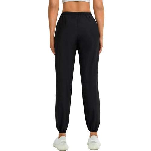 Junlan Sauna Suit for Women Sweat Sauna Pants Gym Workout Sweat Suits for Women (C.Black Pants Only,3X-Large)