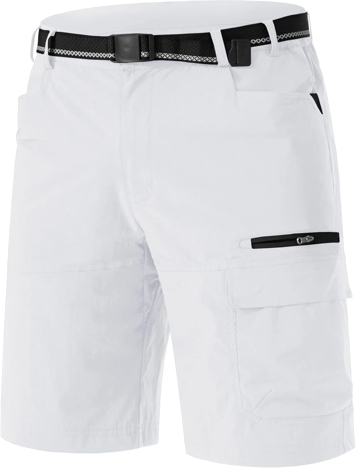 TACVASEN Men's Quick-Dry Cargo Shorts - Water-Resistant Outdoor Wear for Golf & Hiking