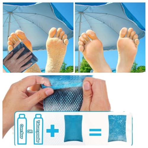 Sand Remover Bags - Talc-Free, Skin-Friendly Beach Essentials