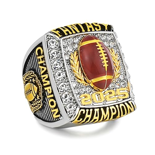 Fantasy Football Championship Ring - 2025 Edition Trophy Award