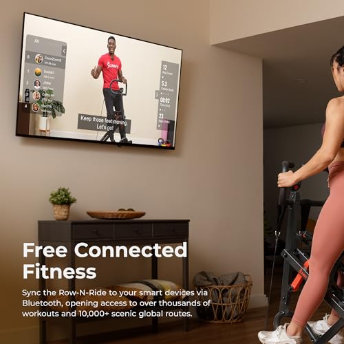 Row-N-Ride Pro Trainer for Full-Body Home Exercise - Adjustable Resistance