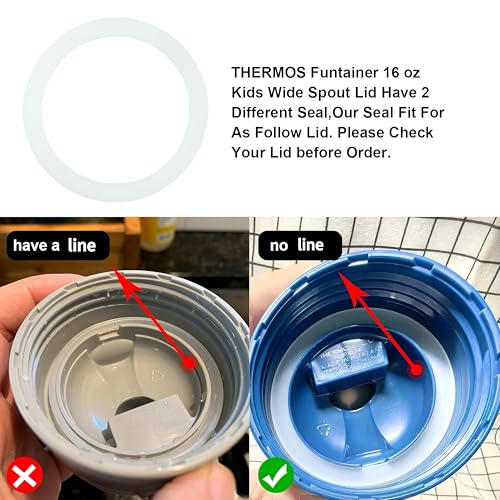 Replacement Stopper & Seal Set for Thermos Funtainer 16oz - New Design