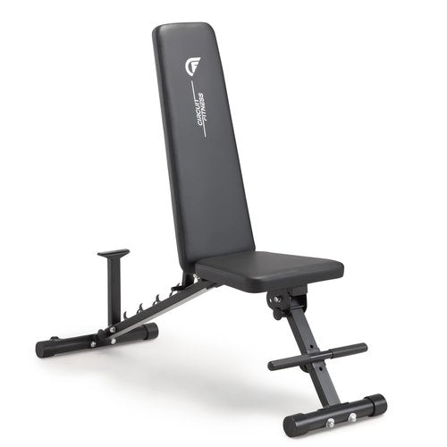 Circuit Fitness Adjustable Utility Weight Bench - Adjustable Six Position Mechanism AMZ-617BN