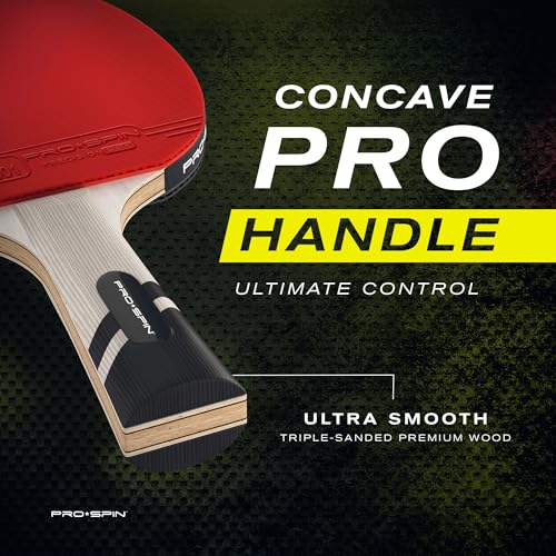 ITTF Approved Carbon Ping Pong Paddles - 2-Pack Active Red