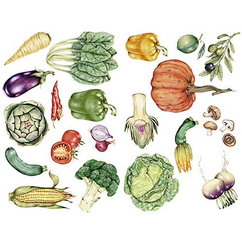 Kawaii Vegetable Stickers - Hand Drawn Aesthetic for Planners