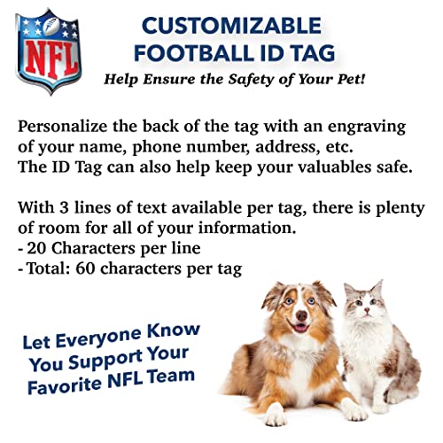 Personalized NFL Denver Broncos Pet ID Tag - Custom Engraving