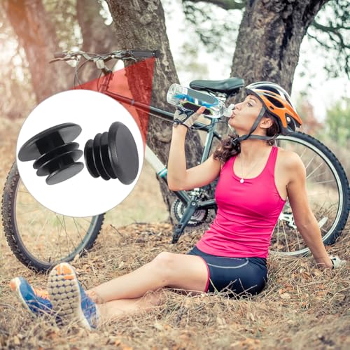 10 Pack Bicycle Handlebar Bar End Plugs - Durable Plastic Caps