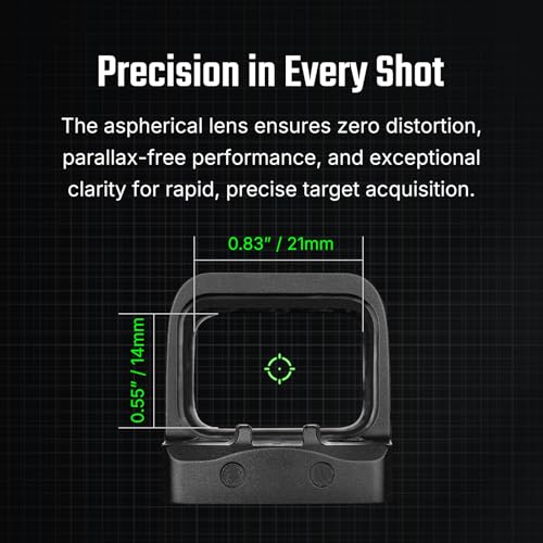 Compact Enclosed Red/Green Dot Sight with Multi-Reticle System