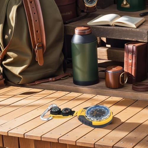 4-in-1 Outdoor Altimeter with Barometer & Thermometer for Hiking