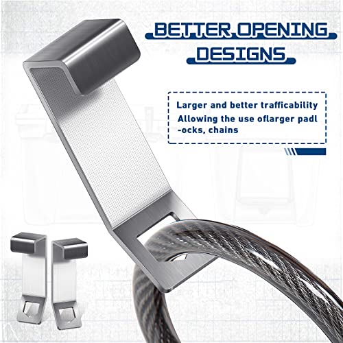 Kuco 2 PCS Cooler Lock Bracket for Yeti/RTIC, Stainless Steel With Protective Coating