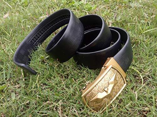35MM Adjustable Ratchet Belt Buckle for Men - 1 3/8" Slide Strap