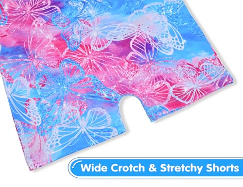 Sleeveless Gymnastics Leotard Unitard for Girls 4-5T - Purple Blue