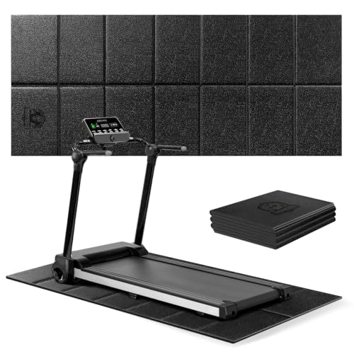 Non-Slip Foldable Exercise Equipment Mat 68"L x 24"W - Black