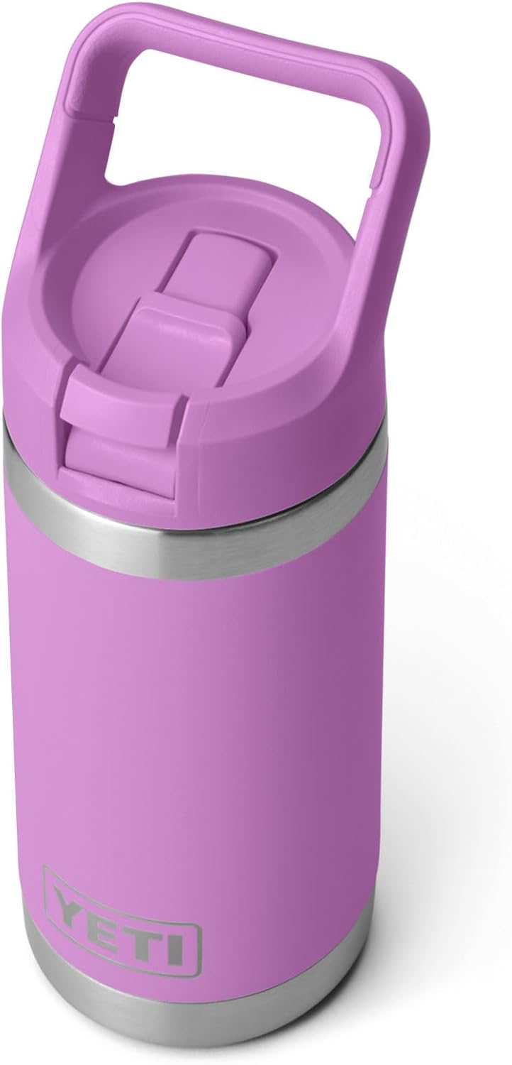YETI Rambler Jr. 12 oz Kids Bottle - Durable Design with Straw Cap for Easy Drinking