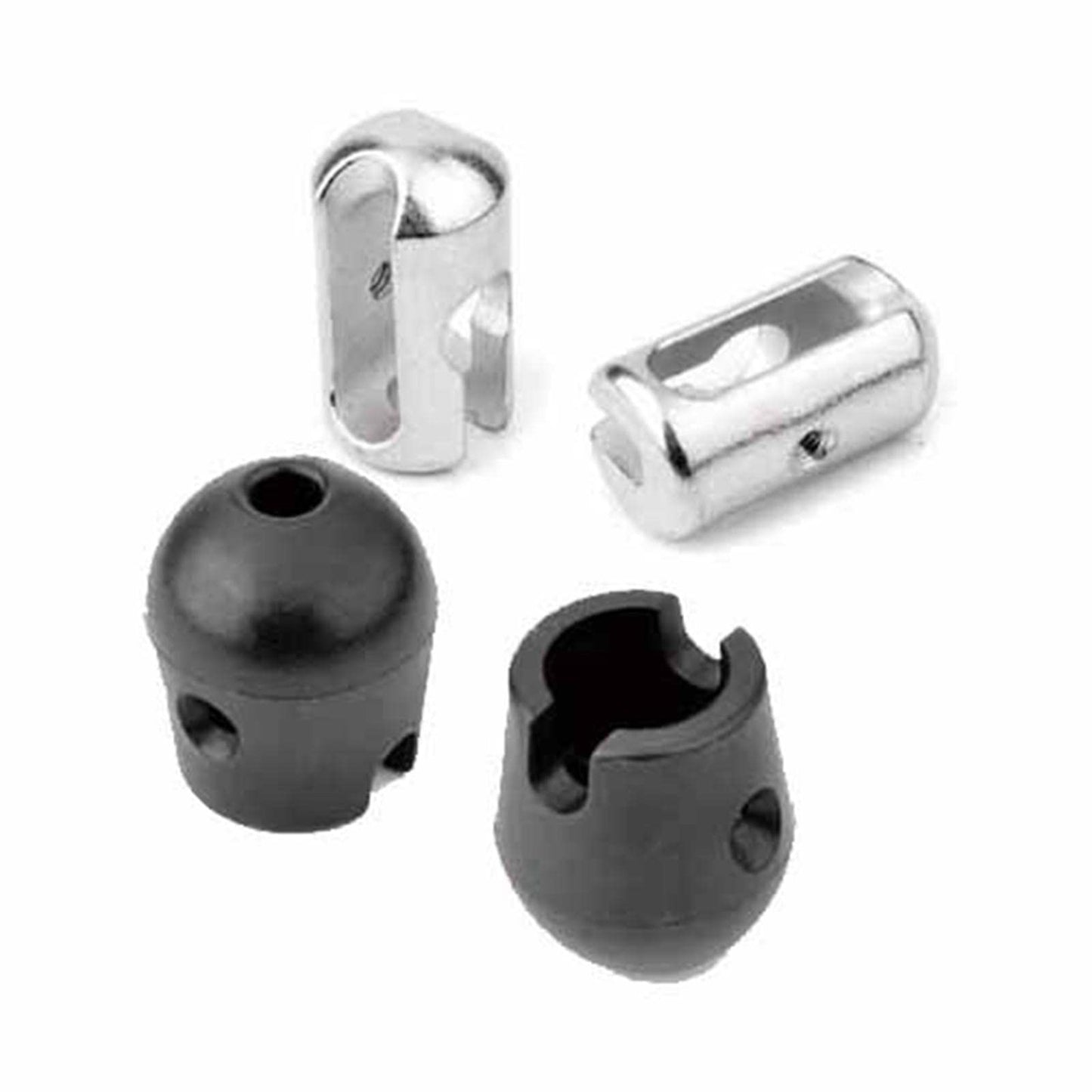 DYNWAVE Gym Machine Cable Stoppers Balls Stopper Fixing Set Weight Cable Machine Clothesline Pulley Set Terminals Heavy Duty for Exercise Workout Home, B