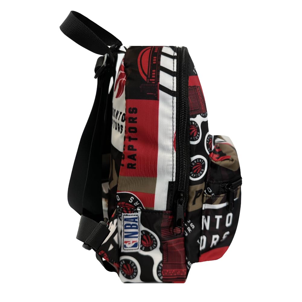 Pro Specialties Group Toronto Raptors Mini Backpack TM1850 Compact, Durable, and Stylish Bag for Everyday Use For adult