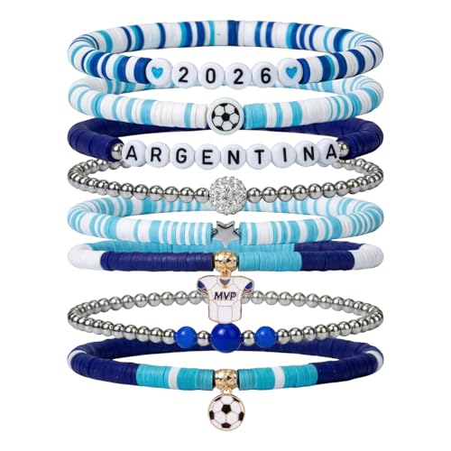 Argentina Soccer Bracelet - World Cup Sports Event Accessory