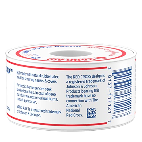 Waterproof First Aid Tape for Bandages - 1 inch x 10 Yards, 1 Roll