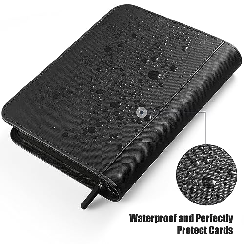 288 Pocket Zipper Card Binder | Durable PU Cover for TCG & Sports Cards