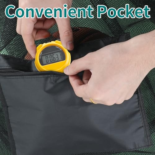Extra Large Mesh Ball Bag with Zipper Pocket - 40" x 30"