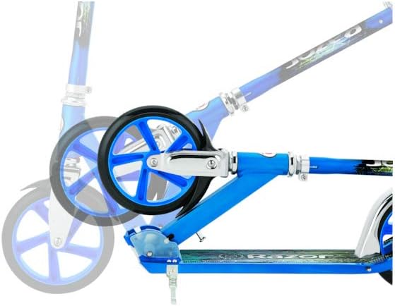 Razor A5 Lux Kick Scooter - Foldable Design, Adjustable Handlebars, Large 8" Wheels | Supports Riders Up to 220 lbs