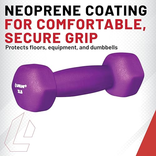 Neoprene Dumbbell Weights - Premium Quality for Home Gym - 1-10 lbs