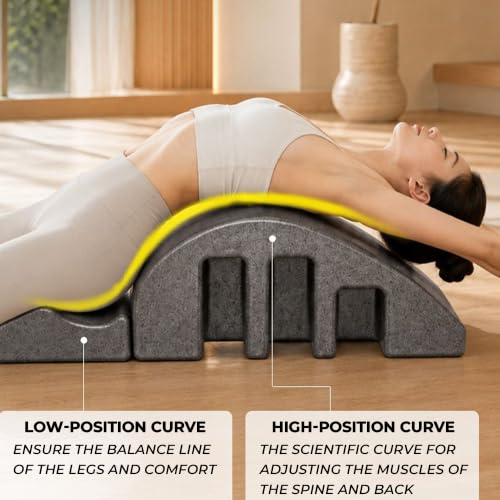 Arc Foam Yoga Bed for Spinal Correction and Pain Relief