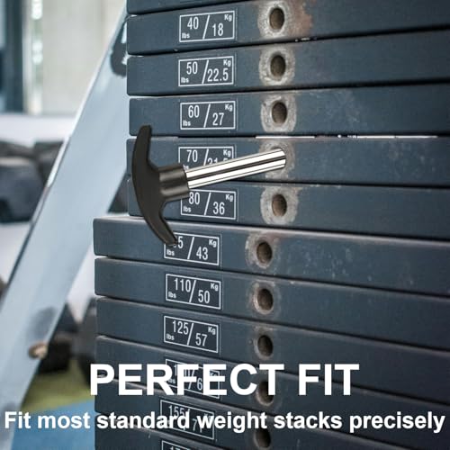 Heavy Duty 3/8 Inch Weight Stack Pins - 2 Pack for Gym Equipment