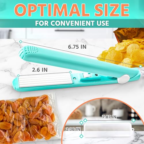 Mini Heat Sealer for Food Bags - Compact Corded Sealing Machine