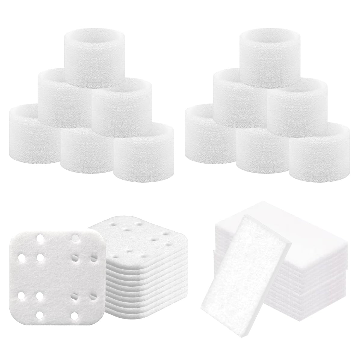 Replacement Filters Compatible with LEVOIT LV600S LV600HH OasisMist450S 12 Pack Absorption Pads + 12 Pack Humidifier Replacement Filters + 12 Pack Aroma Pads