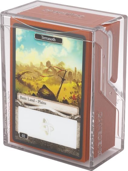 Bastion 50+ XL Deck Box - Compact & Clear Storage for Trading Cards